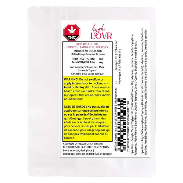 Skintimate Oil - Topical Targeted Therapy (Creams, Lotions) by High LOVR