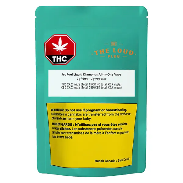 Image for Jet Fuel Liquid Diamonds All-In-One Vape, cannabis all products by The Loud Plug