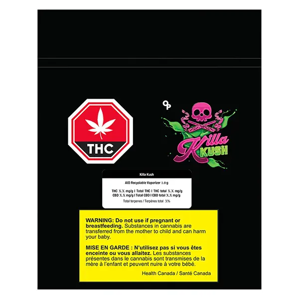 Killa Kush Disposable Vape (Disposable Vapes) by Indiva