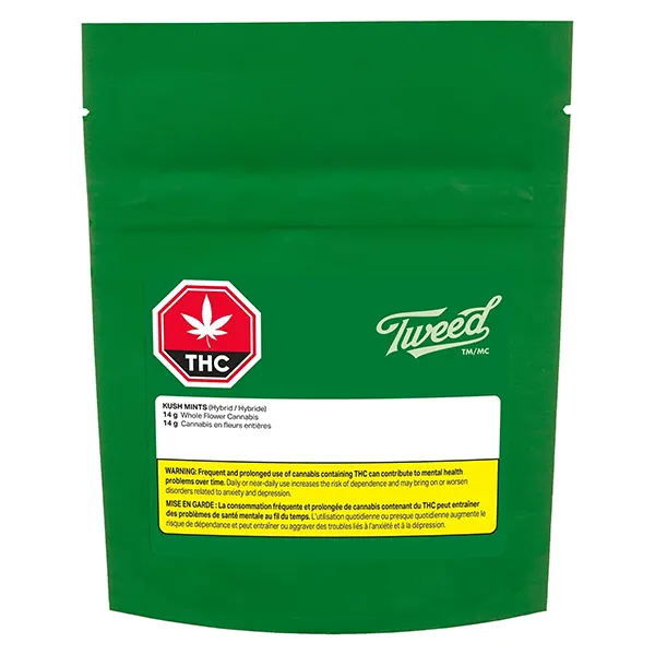 Image for Kush Mints, cannabis dried flower by Tweed