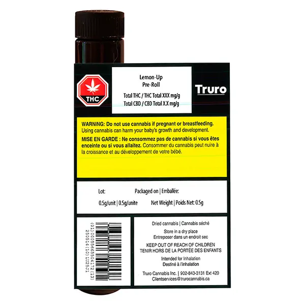 Lemon-Up Pre-Roll (Pre-Rolls) by Truro