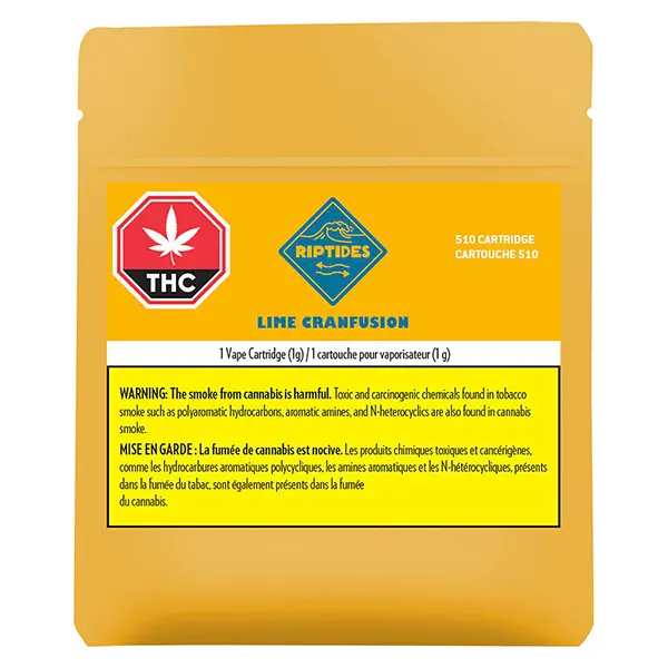 Liquid Diamonds Lime Cranfusion 510 Thread Cartridge (510 Cartridges) by Riptides