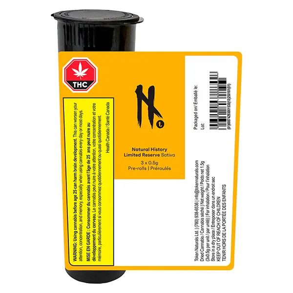 Image for Limited Reserve Sativa Pre-Roll, cannabis all products by Natural History