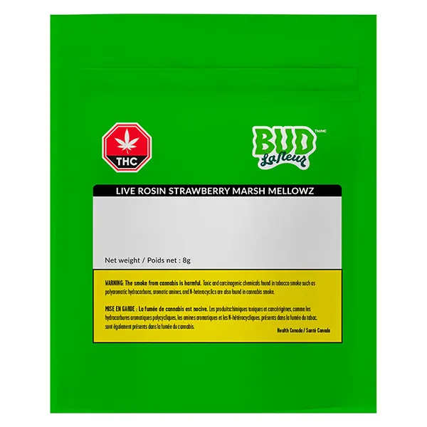 Live Rosin Strawberry Marsh Mellowz (Gummies) by Bud Lafleur