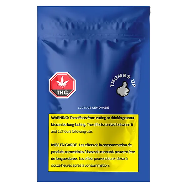 Image for Luscious Lemonade Soft Chew, cannabis gummies by Thumbs Up