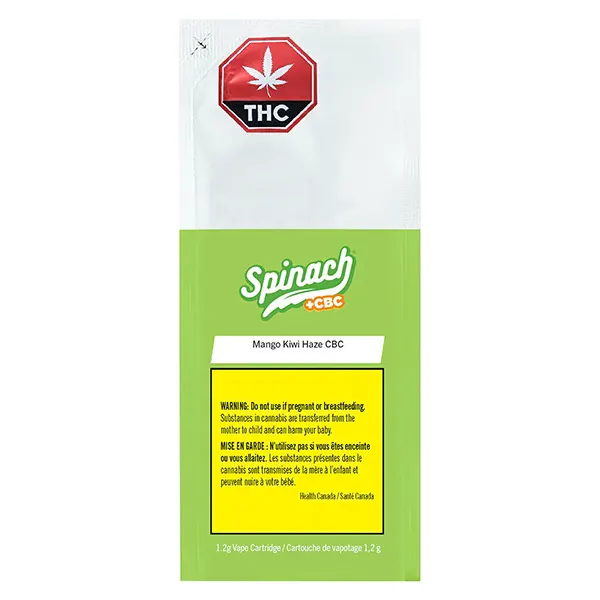 Mango Kiwi Haze 10:1 THC:CBC 510 Thread Cartridge (510 Cartridges) by Spinach