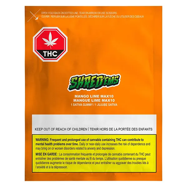 Image for Mango Lime Max10, cannabis all products by Shred'ems