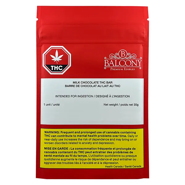 Milk Chocolate THC Bar (Chocolates) by Balcony