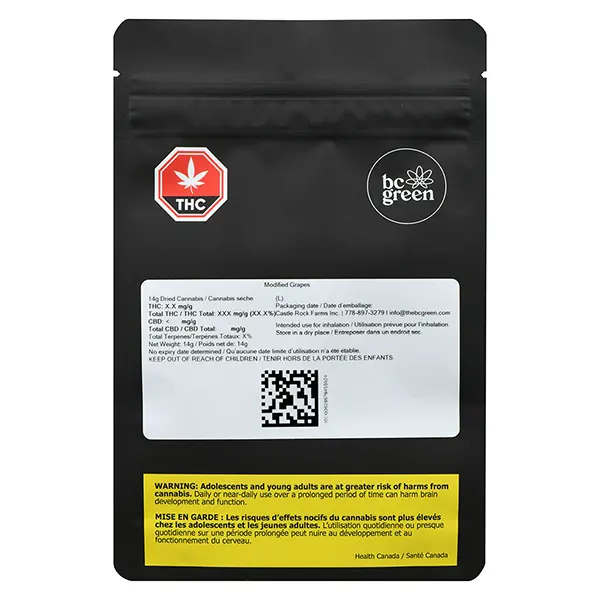 Image for Modified Grapes, cannabis all products by BC Green