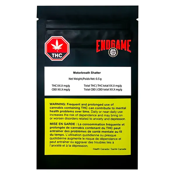Image for Motorbreath Shatter, cannabis shatter, wax by Endgame