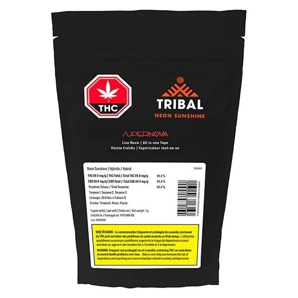 Neon Sunshine Supernova All-In-One Vape (Disposable Vapes) by Tribal