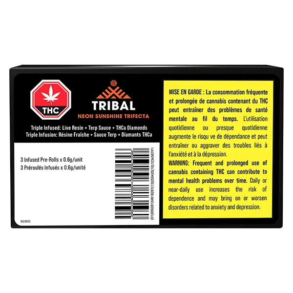 Neon Sunshine Trifecta Infused Pre-Roll (Pre-Rolls) by Tribal