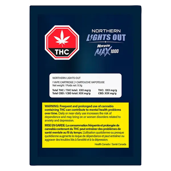 Image for Northern Lights Out 510 Thread Cartridge, cannabis 510 cartridges by Hycycle