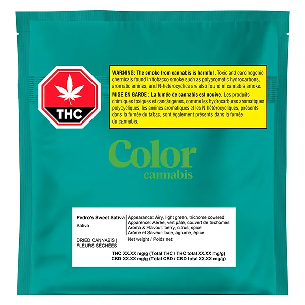 Pedro's Sweet Sativa (Dried Flower) by Color Cannabis