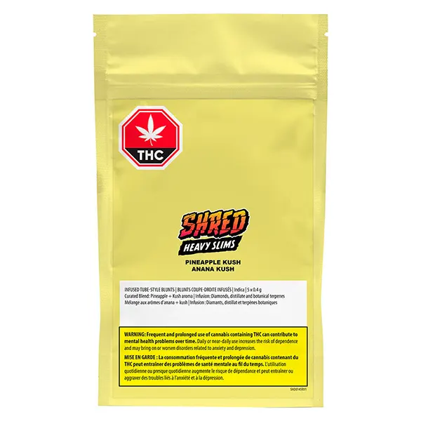 Pineapple Kush Heavy Slims Infused Pre-Roll (Pre-Rolls) by Shred