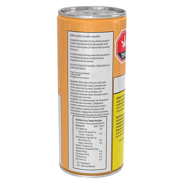 Image for Poppin Peach Splash Zero, cannabis juices by frootyhooty