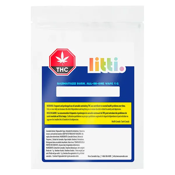 Image for Razmatazz Rush All-In-One, cannabis all products by Litti.