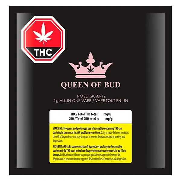 Rose Quartz Liquid Crystals AIO (Disposable Vapes) by Queen of Bud