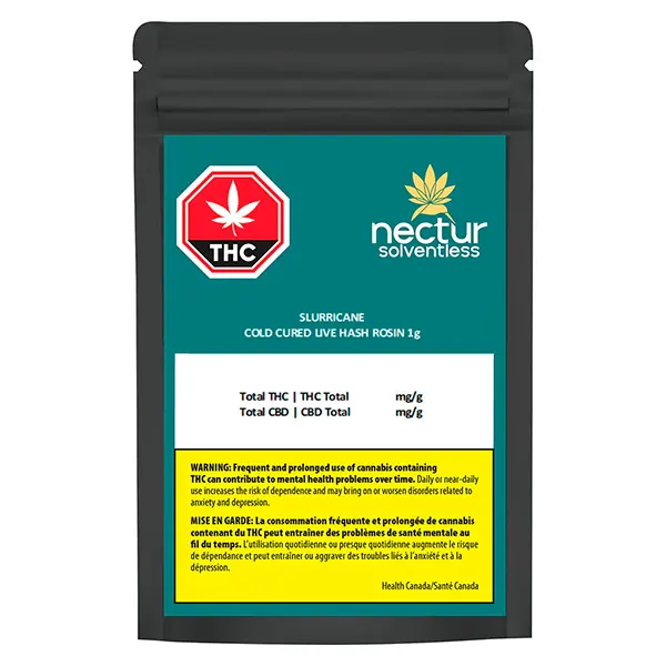 Slurricane Cold Cured Live Hash Rosin (Resin, Rosin) by Nectur Solventless