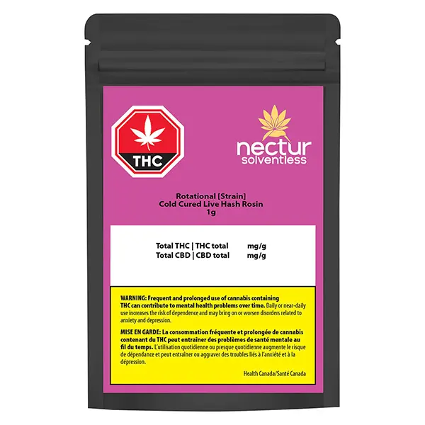 Solventless Rotating Cold Cured Live Hash Rosin (Resin, Rosin) by Nectur Solventless