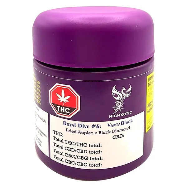 Royal Dive #6: VantaBlack (Dried Flower) by HighXotic