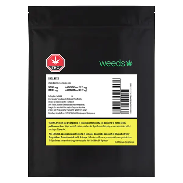 Royal Kush (Dried Flower) by Weeds