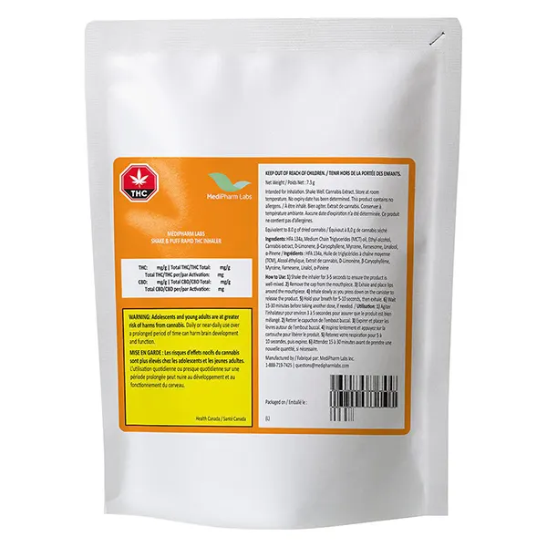 Image for Shake & Puff Rapid THC Inhaler, cannabis oral sprays by Fireside