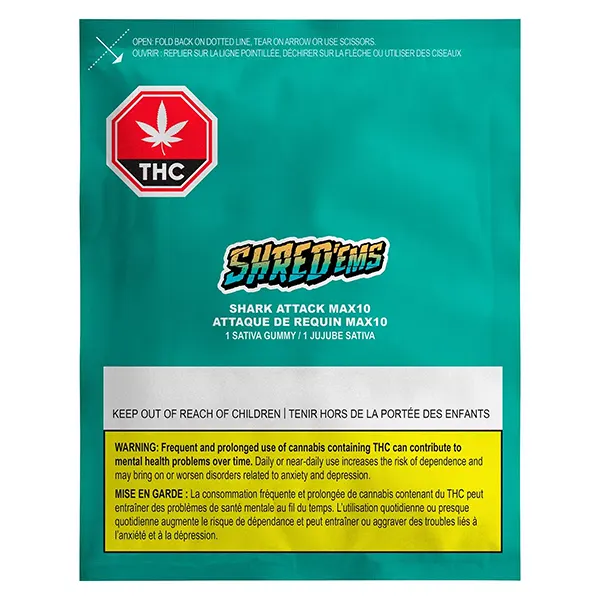 Image for Shark Attack Max10, cannabis all products by Shred'ems