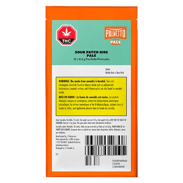 Sour Patch Kiss Pals Pre-Roll (Pre-Rolls) by Palmetto