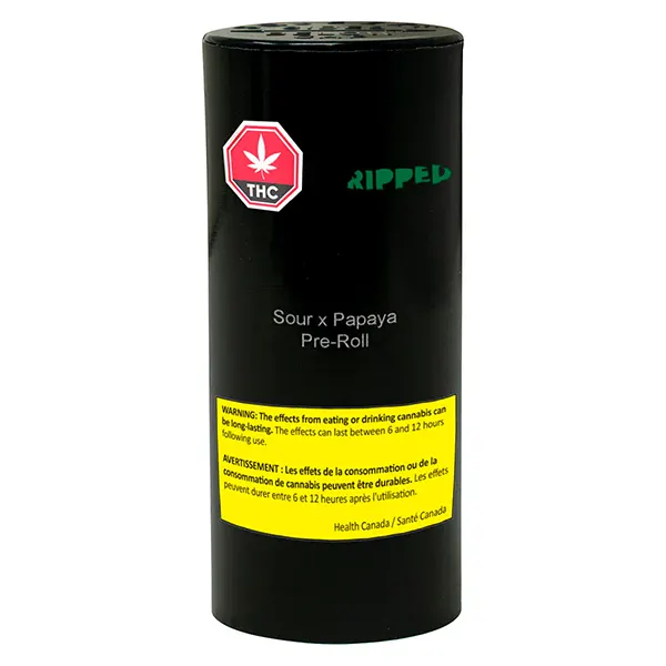 Image for Sour x Papaya Pre-Roll, cannabis all products by Ripped