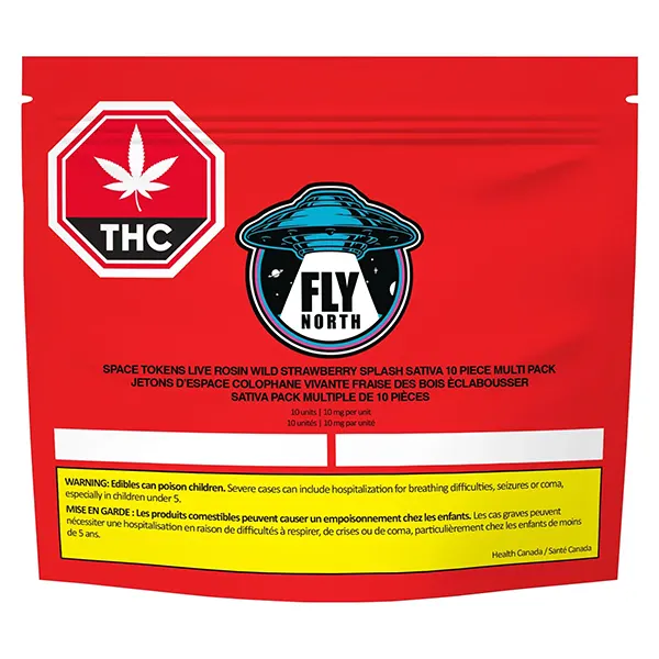 Image for Space Tokens Live Rosin Wild Strawberry Splash Sativa Multi, cannabis all products by Fly North