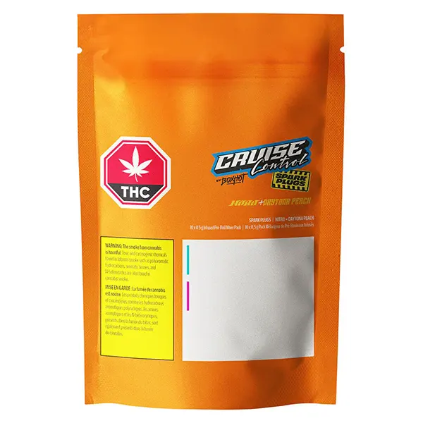 Image for Spark plugs: Nitro+Daytona Peach Infused Pre-Roll, cannabis pre-rolls by BoxHot