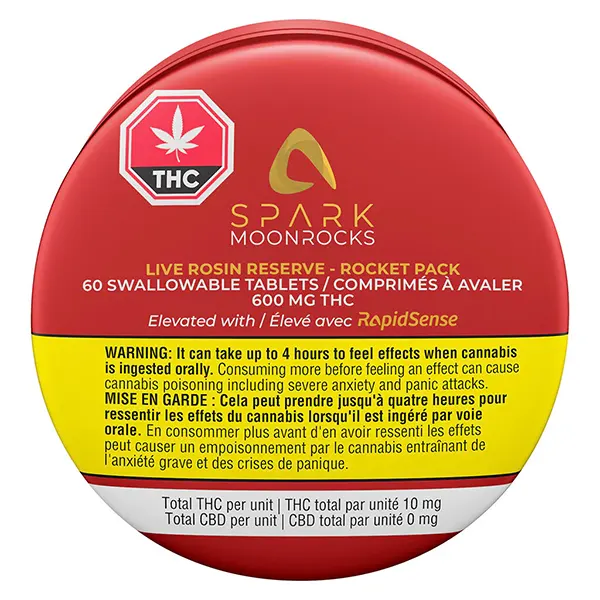 Image for SPARK THC Moonrocks - Live Rosin Reserve - Rocket Pack, cannabis capsules, softgels by Aspire