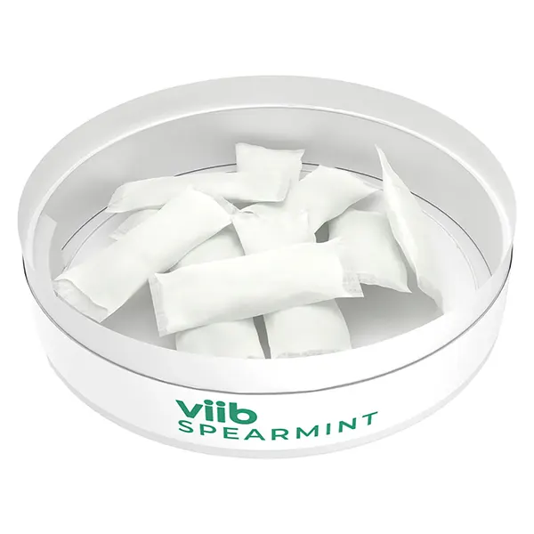 Image for Spearmint 4 :1 THC CBG Pouches, cannabis sublingual strips by Viib