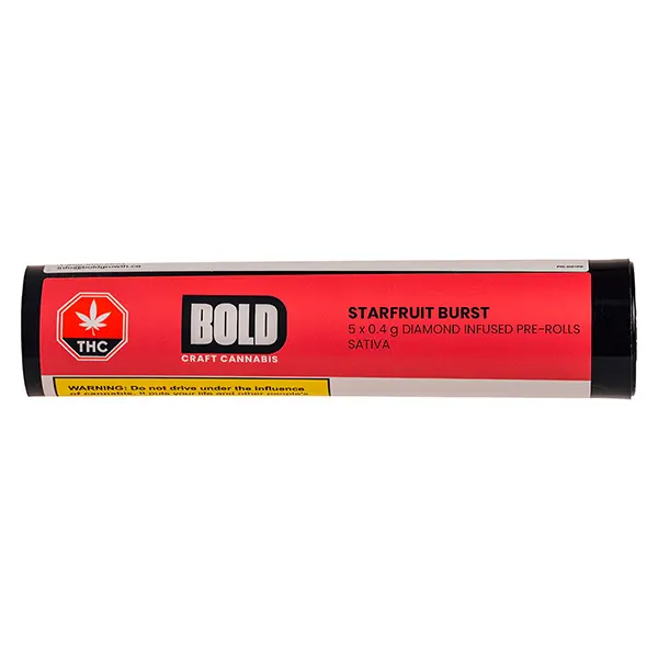 Starfruit Burst Diamond Infused Pre-Roll (Pre-Rolls) by BOLD
