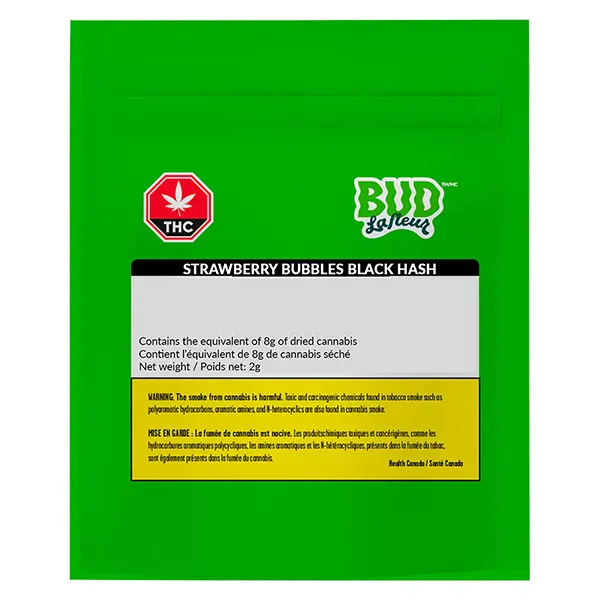 Image for Strawberry Bubbles Black Hash, cannabis hash, kief by Bud Lafleur