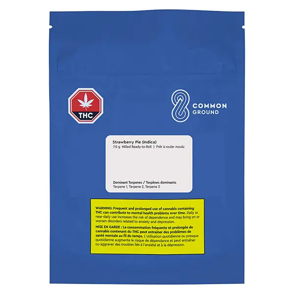 Image for Strawberry Pie Milled Ready-to-Roll, cannabis milled flower by Common Ground