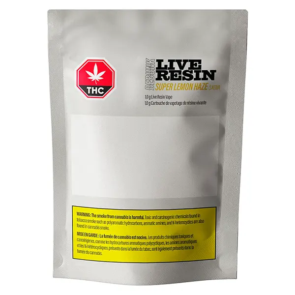 Image for Super Lemon Haze Live Resin 510 Vape, cannabis 510 cartridges by Debunk
