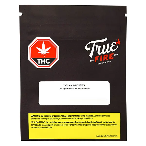 Image for Tropical Meltdown Pre-Roll, cannabis all products by True Fire