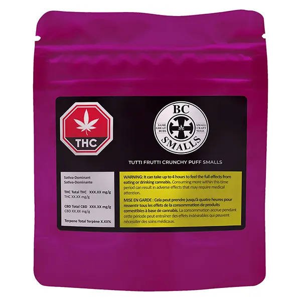 Tutti Frutti Crunchy Puff Smalls (Dried Flower) by BC Smalls