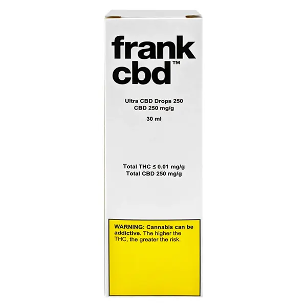 Ultra CBD Drops 250 (Bottled Oils) by Frank CBD