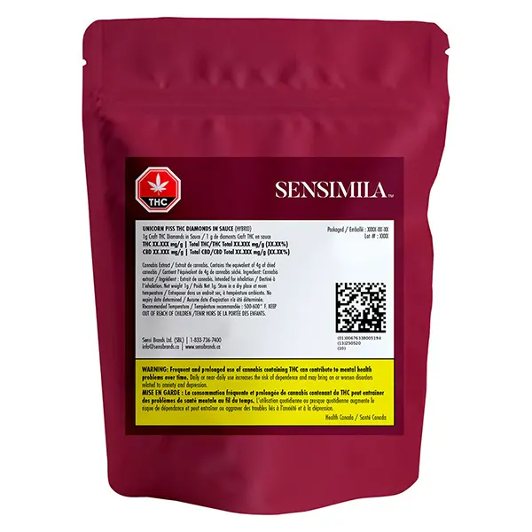 Unicorn Piss THC Diamonds in Sauce (Resin, Rosin) by Sensimila