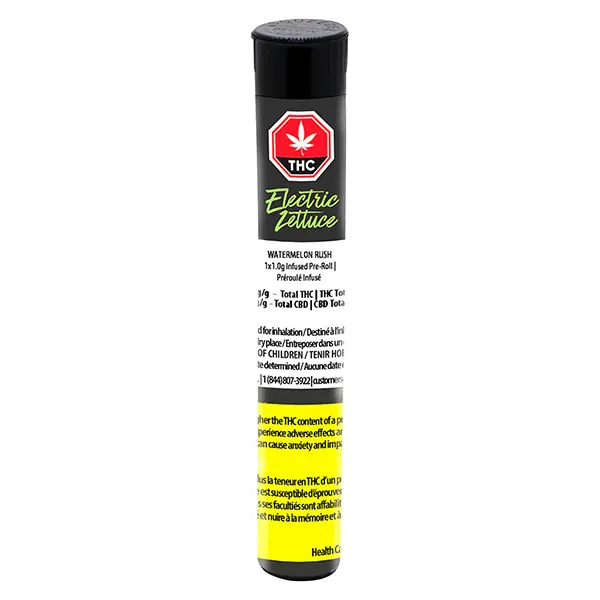 Watermelon Rush Infused Pre-Roll (Pre-Rolls) by Electric Lettuce