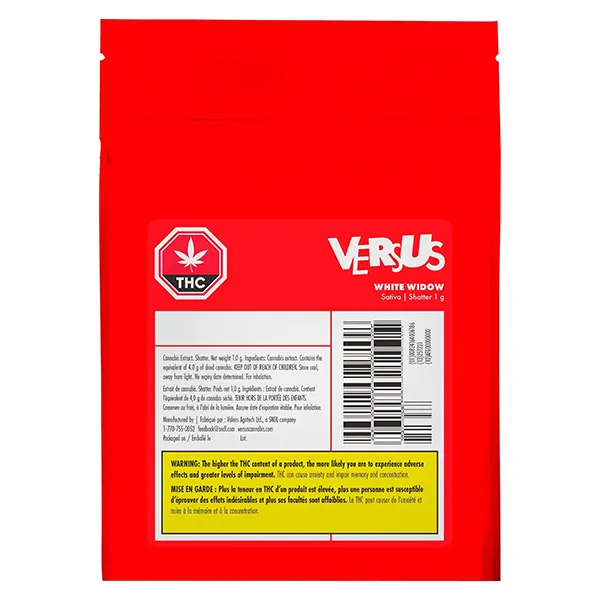 Image for White Widow Shatter, cannabis shatter, wax by Versus