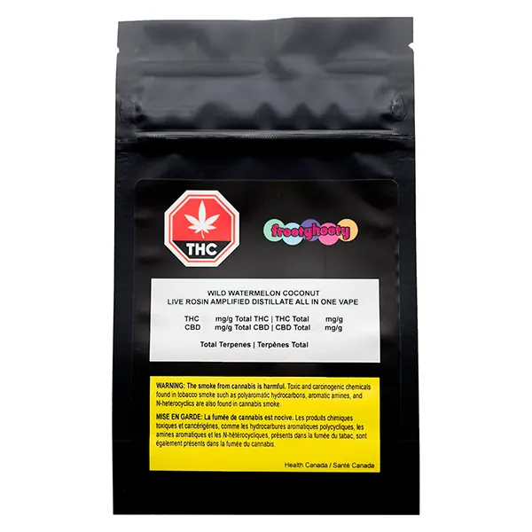 Wild Watermelon Coconut LIVE ROSIN + Disty Disposable Vape (Disposable Vapes) by frootyhooty