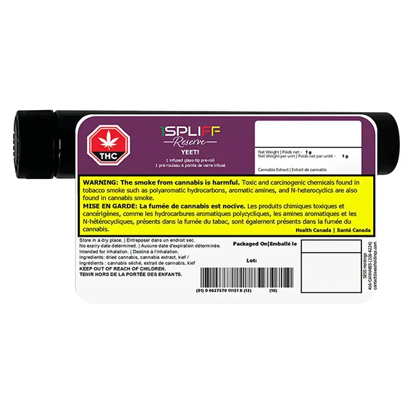 Image for YEET Infused Pre-Roll, cannabis all products by 1Spliff