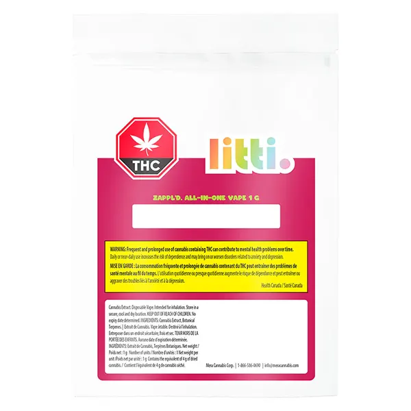 Zappl'd All-In-One (Disposable Vapes) by Litti.