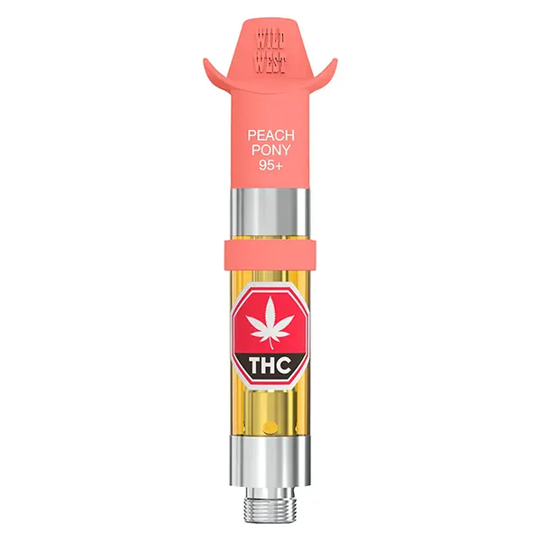 Image for 96+ Peach Pony Liquid Diamonds 510 Thread Cartridge