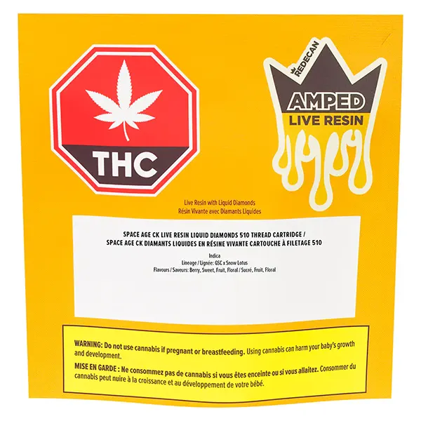 Image for Amped Live Resin Space Age CK 510 Thread Cartridge, cannabis all products by Redecan