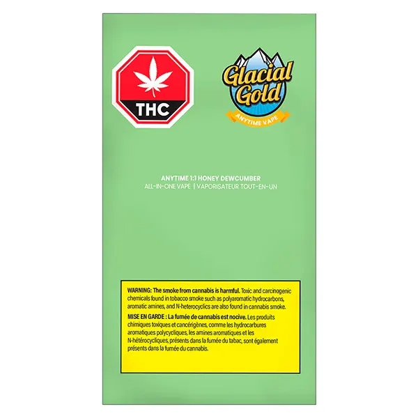 Anytime 1:1 Honey Dewcumber (Disposable Vapes) by Glacial Gold